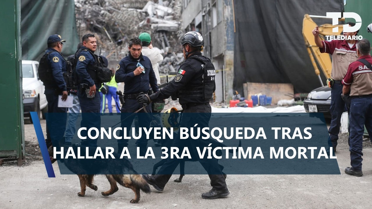 Colocan sellos de suspensión de actividades en edificio que colapsó en San Antonio Abad