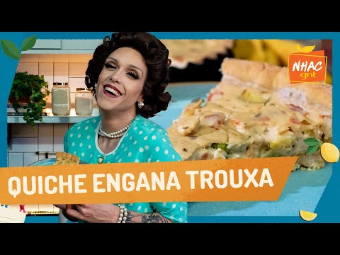 Rita Von Hunty ensina como fazer QUICHE VEGANA com abobrinha | Se Vira Aí