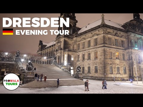 Christmas Markets of Dresden, Germany - 4K 60fps with Captions