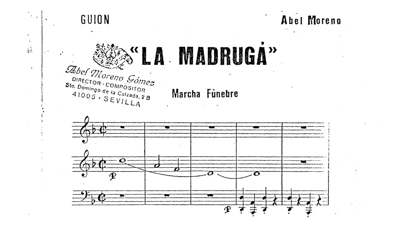 La Madrugá (Abel Moreno Gómez) - Partitura