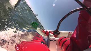 preview picture of video 'Connor Submarines his Opti Sailboat'