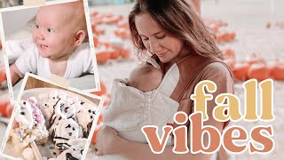 FALL VLOG || Pumpkin Patch Trip & Easy Halloween Treats + OUR SMILEY BABY IS ROLLING!!!