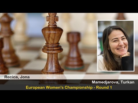 Jona Recica vs WGM Turkan Mamedjarova | European Women's Championship 2025 | Round 1