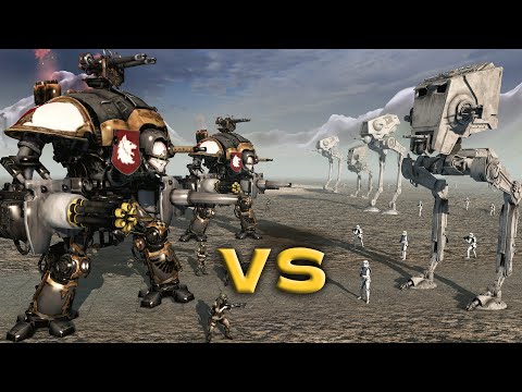IMPERIAL GUARD vs GALACTIC EMPIRE | Warhammer 40k vs Star Wars (4K, Cinematic)