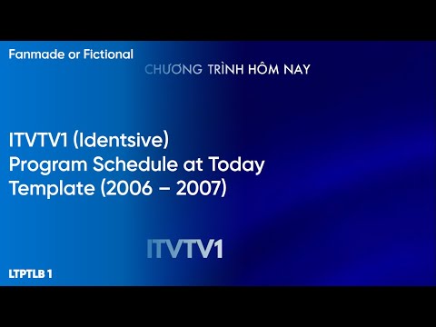 ITVTV1 - Program Schedule at Today Template (2006 - 2007)