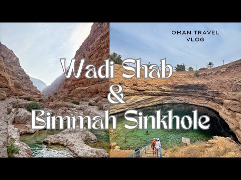 OMAN’s Most Popular Wadi ⛰️🇴🇲 | Bimmah sinkhole | Wadi shab (just 2 hours from Muscat) 
