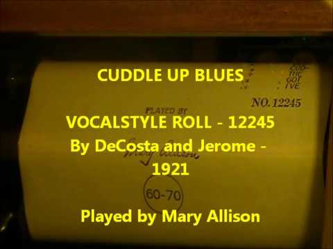 CUDDLE UP BLUES - VOCALSTYLE PIANO ROLL
