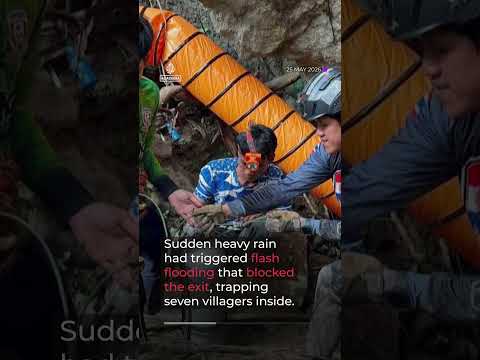Rescue teams celebrate as survivors found in Laos cave