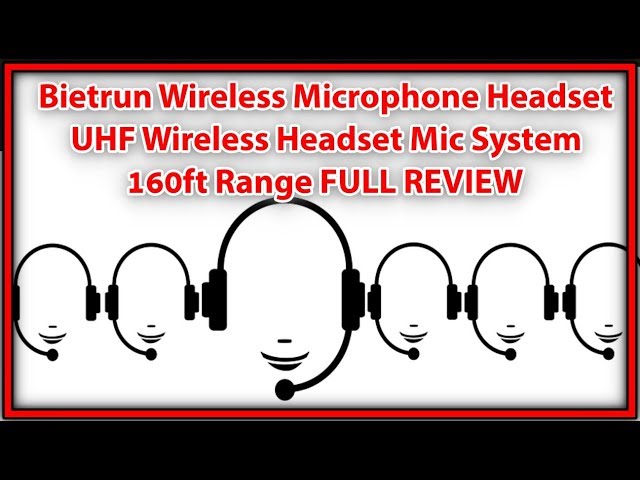 Vídeo relacionado con Microfono Inalambrico Diadema, 2.4G Wireless Micrófono Transmisión Inalámbrica de 50M Micrófono Inalámbrico Con Conector Jack de 6,35mm y 3,5mm para Amplificador de Voz, Altavoces, Sistema PA