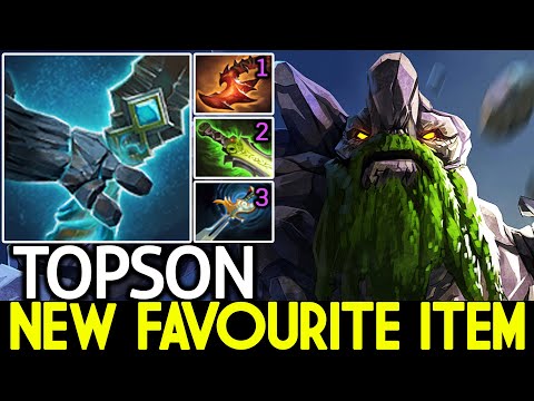 TOPSON [Tiny] New Favourite Item Overwhelming Blink is Too OP Dota 2