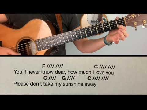 You Are My Sunshine: Easy Guitar Play-Along for Beginners and Kids
