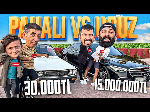 UCUZ VS PAHALI /  KÜLÜSTÜR ARABA İLE PAHALI RESTORANA GİTTİK