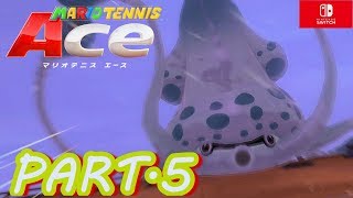 #5【マリオテニスエース】オーアレ海のボス...弱い?!1人でじっくりストーリーモード
