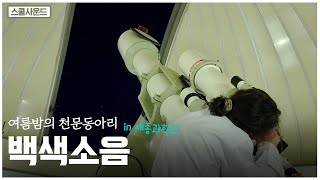 별빛 가득한 밤하늘 아래, 아이들과 풀벌레 소리