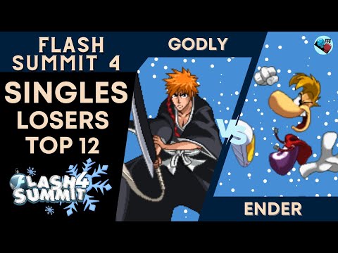 AFM Godly (Ichigo) vs SC Ender (Rayman)  SSF2 Losers Top 12 - Flash Summt 4
