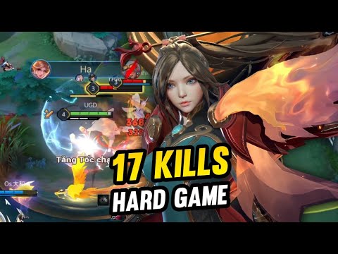 BUTTERFLY GAMEPLAY 17 KILLS HARD GAME - ARENA OF VALOR