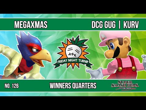 FNT #126 - MegaXmas (Falco) VS DCG GUG | Kurv (Luigi) - SSBM - Winners Quarters