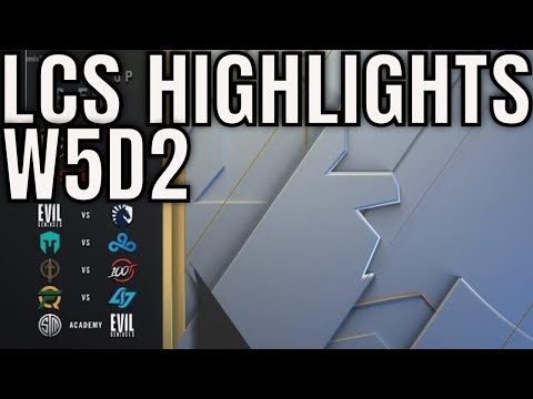 LCS Highlights ALL GAMES Week 5 Day 2 Spring 2020 League of Legends Championship Series
