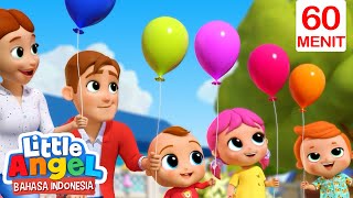 Download lagu Bayi John belajar angka dengan balon | Little Angel Indonesia | Kartun dan Lagu Anak Favorit mp3