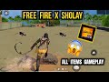 Free Fire X Sholay All Sholay Items Gameplay Sholay Emote Sholay Voice Pack