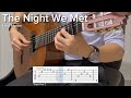 The Night We Met by Lord Huron (EASY Guitar Tab)