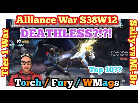 Alliance War S38W12 | Salty vs MiBr | Can I Finish Deathless For First Time Ever?!?