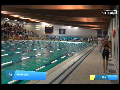 Serie 12 dei 50 Stile Libero  Assoluti Femmine Master - Campionati Regionali Masters 2014 di Veneto