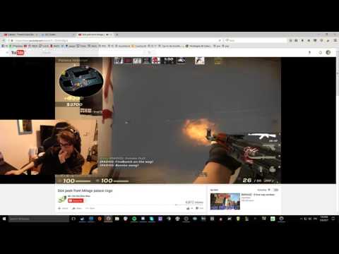 AlecSTN reacts to Sick peek from Mirage palace csgo