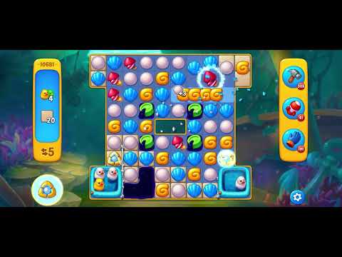 Fishdom level 10681 no boosters フィッシュダム ノーマル