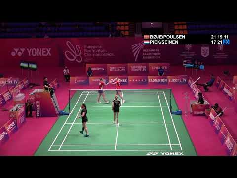 Match Point - Bøje / Poulsen vs Piek / Seinen -  WD QF #EBC21​