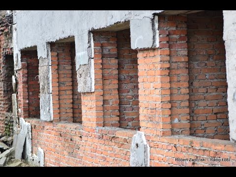 Stadion RKS-u Łódź w ruinie