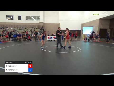 2018 Women's National /UWW Junior Women  55 Round Of 16 - Ronna Heaton (Team) Vs. Jocelyn Murphy (