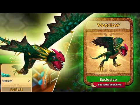 Vexclaw - New Exclusive Deadly Nadder Max Level 175 Titan Mode | Dragons: Rise of Berk