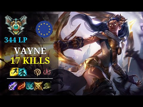 Vayne Bot vs Ashe - 17 kills - 1808 - EUW Grandmaster (344 LP)