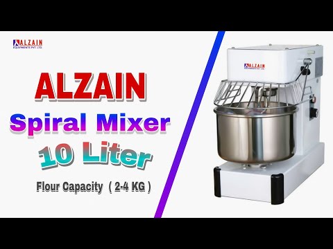 Alzain Dough Mixer 10ltr 4 Kg Flour Capacity