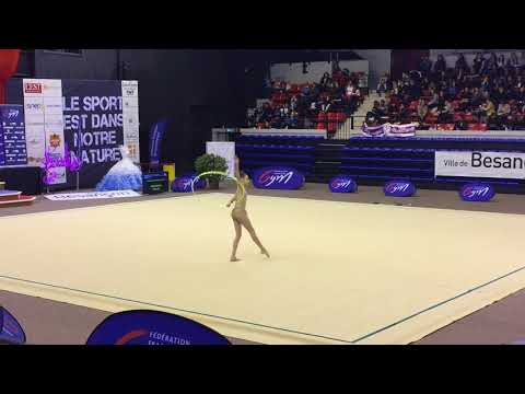 Sawsan Charrabi cerceau - Nat A 14/15 ans - France Besançon 2018