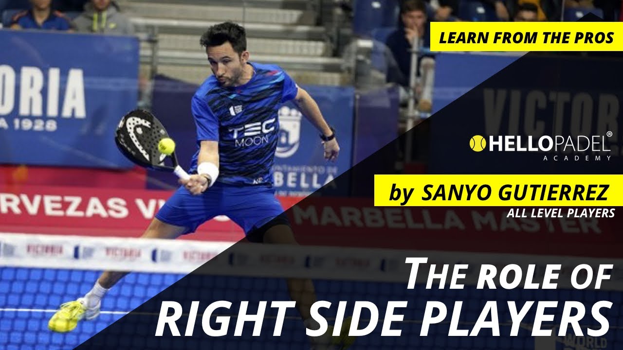 Right vs left padel player roles explained.