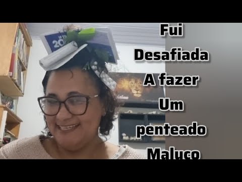 I was challenged to do a crazy hairstyle #crazyhairstyle #humor