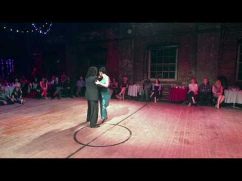 Carla Marano  and  Andres Amarilla  are  dancing  at  Philadelphia International Tango Festival  in  2016