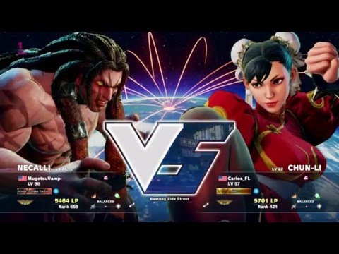 3/10/2016 SFV MugetsuVamp (Necalli) vs Carlos_FL (Chun-Li)