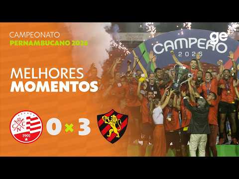 Gols e lances de Náutico x Sport