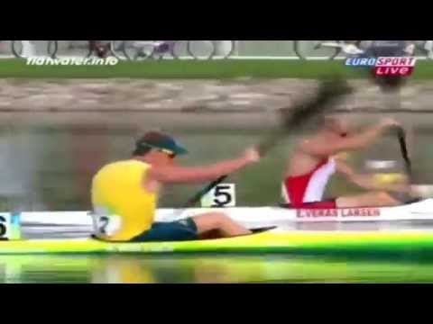 2008 Olympic Canoeing Beijing Men's K-1 1000 m Heat 3. (16:9)