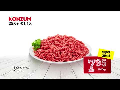 Konzumova vikend akcija! 29.09.-01.10.2017.