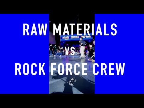 RAW MATERIALS vs ROCK FORCE CREW | 5v5 Breaking Top 16 | Freestyle Session 24 | #SXSTV
