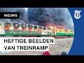 Zeker 71 doden door brand in trein Pakistan