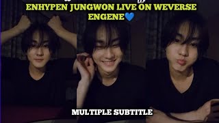 Download lagu [ENG SUB] ENHYPEN JUNGWON Live on Weverse HEESEUNG, JAY, JAKE, SUNGHOON, SUNOO & NI-KI | ENGENE mp3