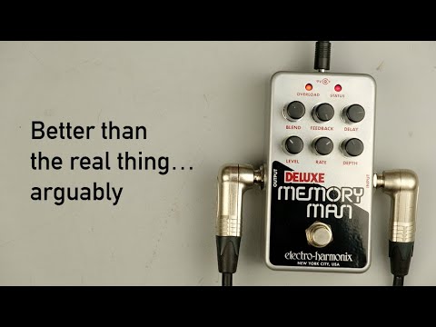 Electro-Harmonix Nano Deluxe Memory Man 2021 - Present - Silver / Black delay echo image 6