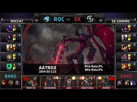 ROCCAT vs SK Gaming | Season 4 EU LCS Spring split 2014 W6D2 G3 | ROC vs SK Full game HD