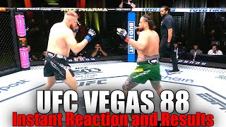 UFC Vegas 88 (Tai Tuivasa vs Marcin Tybura): Reactions and Results