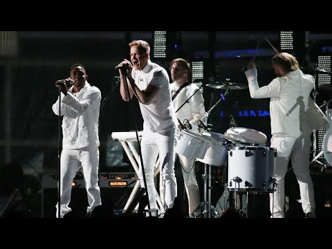 Imagine Dragons & Kendrick Lamar Live at The Grammy Awards 2014 [Original Version, gaps removed]